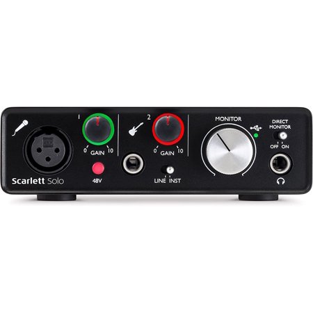 Focusrite Scarlett Solo (2nd Gen) USB Audio Interface with Pro Tools | First