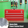 thumbnail image 6 of Goplus Tool Box, Portable 20” Tool Boxes with 3 Drawers, Top Tool Tray, Metal Lock Latch, Protective Liner, Auto Locking, Heavy Duty Steel Toolbox for Garage, Workshop, Mechanic, 6 of 18