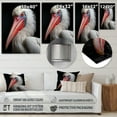 thumbnail image 4 of Designart "Peach Ivory Creature Seabird Image" Pelican Metal Wall Art Prints, 4 of 5