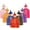 Black+Blue, variant on 1 or 2 Set Children Halloween Costumes Wizard Cape Witch Cloak with Hat Cosplay Dress