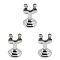 thumbnail image 1 of Decodeary Hotel Restaurant Table Number Plate Holder Ceremony Engagement Party Name Card Stand Message Note Menu Clip Decoration Silver 3Set, 1 of 6