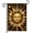 D, variant on XaaKee Small Garden Flags, Serene Sun Face Pastel Rainbow Garden Flags, Double-Sided High-Quality White Linen Yard Flag, For Pathway And Yard, 12x18Inch