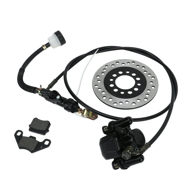 Hydraulic Disc Brake Kit, Brake Pad Rugged High Stability For 50cc To 250cc Dirt Bike Quad ATV Go Kart