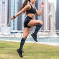 thumbnail image 6 of Sikiie Blue Sports Car 1 Pairs Compression Socks for Men and Women 15-20 mmHg Running Support Socks, 6 of 7