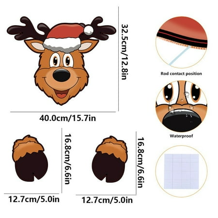 

Adorable Christmas Fence Decoration - Perfect for Outdoor Xmas Decor DIY