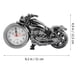 thumbnail image 5 of EeaseMX Reloj despertador de motocicleta de estilo antiguo vintage de lujo, regalo único para niños amantes del motor (oro negro, color de rueda aleatorio), 5 of 7