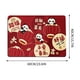 thumbnail image 3 of Alfombra de entrada festiva roja con caballo y temática navideña, lavable para exterior/interior, felpudo de bienvenida para puerta principal, porche, patio e idea de regalo., 3 of 7