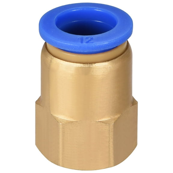 Push to Connect Tube Fitting,Adapter,12mm Tube OD x G3/8" Female Straight Pneumatic Connecter Pipe Fitting
