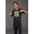 thumbnail image 2 of Brazil is My Happy Place Flag Art Sign Print T-Shirt Clothing Gift & Souvenir Black, 2 of 8