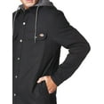 thumbnail image 6 of Dickies Men's Water Repellent Duck Hooded Workwear Shirt Jacket, 6 of 8