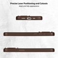 thumbnail image 4 of Funda de piel Belemay compatible con iPhone 15 Pro Brown, 4 of 9