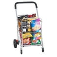 thumbnail image 4 of KFFKFFCollapsible Shopping Trolley, Supports up to 110 lbs, Features Swivel Wheels for Easy Maneuverability, Durable and Lightweight Design for Effortless Transport, Ideal for Groceries and Laundry, 4 of 9