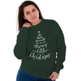 thumbnail image 4 of Have Yourself Merry Little Christmas Women Crewneck Sweatshirt Brisco Brands S, 4 of 5
