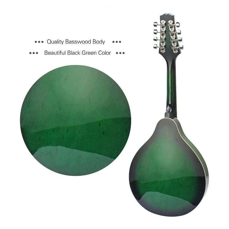 Mandolin for Beginners, A Style 8 String Basswood Body