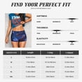 thumbnail image 3 of Kdxio Starry Sky Wall Flying Tiger Print Workout Shorts for Women Seamless Soft Smooth Gym Yoga Scrunch Active Shorts, 3 of 5