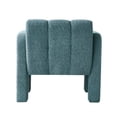 thumbnail image 4 of 31.10" Wide Upholstered Accent Chair,Modern Boucle Side Chair Armchair with Wood Frame,Comfy Vanity Chair for Living Room Home Decorative,Green, 4 of 8