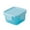 Blue, variant on 4 PCS BPA-Free Plastic Containers with Lids, 2.56" Small Food Storage Containers with Clamping, Meal Prep Container Reusable, Square Freezer Storage Jar Sauce Condiment Cup Container - Color 3