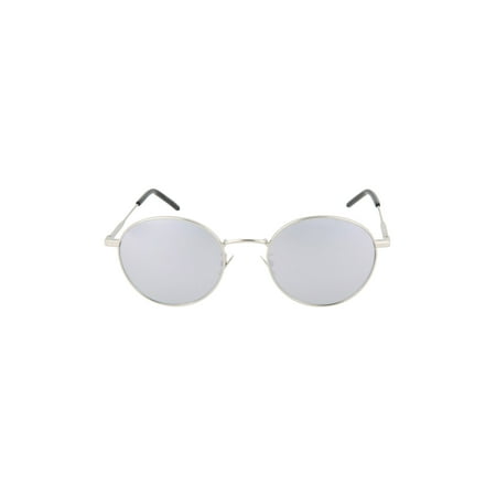Saint Laurent Silver Round Unisex Sunglasses SL250-30006125003