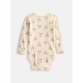 thumbnail image 2 of Wonder Nation Baby Boys Lap Bodysuit with Long Sleeves, Sizes 0M-24M, 2 of 4