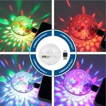 COSMOBETTY 1Pcs Mini Portable Disco Ball Usb Light for Dancing Dj Party 5.5x5.5x5.5cm