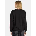 thumbnail image 3 of Dr. Seuss Grinch You're a Mean One Graphic Crewneck Pullover Sweatshirt, Women's, 3 of 6