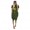Green, variant on Birdeem Womens Jumper Ladies Oversized Baggy Short Sleeve Pocket Pullover Mini Dress