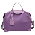 thumbnail image 2 of Bolsa de deporte, bolsa de gimnasio, bolsa de cabina, bolsa de viaje, bolsa de mano, bolsa de noche, bolsa cruzada púrpura, 2 of 9
