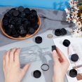 thumbnail image 2 of 50Pcs Plastic Bottle Caps Black Screw-On Caps 29.5mm Inner Diameter Bottle Jug Storage Cap Lids Black Plastic Tamper Seal Lids Replacement Caps Twist Cap, 2 of 9