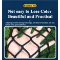 thumbnail image 3 of XUCP-Black Safety Rope Net for Kids, Exterior Guardrail Net for Stair Balcony, Knotless Fence Protective Netting, Outdoor Terrace Decoration Grid Net(0.5Mx2M(1.64FTx6.56FT), Black), 3 of 4