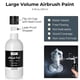 thumbnail image 3 of Pintura acrílica a base de agua Nicpro para aerógrafo, color blanco opaco, 250 ml, 3 of 7