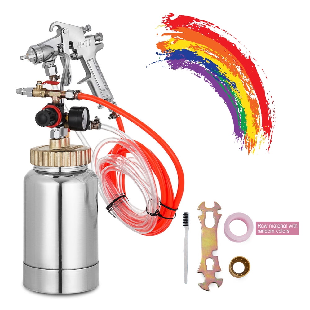 VEVOR 2L 2 Quart Pressure Pot Tank 1.8mm Nozzle Pressure Paint Sprayer with Gun Kit and Hose