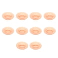 thumbnail image 2 of Silicone Lips, Model Soft Silicone Practice Lips, 10PCS Mouth Opening Design with Teeth for Semi Permanent Makeup Practice Teaching Display, 2 of 7