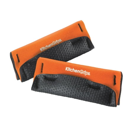 1 Handle Loop Kitchen - Kitchen Grips Loop Handle Potholder 2 Piece Set, Orange