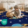 thumbnail image 4 of ODIKA Outer Space Explorer Adventure Map Playroom Educational Floor for Hallway, Study Room, Non-Slip Low Profile, 4 of 7