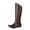 Brown, variant on Mens Pointed Toe Mid Calf Boots Lace Up Flat Short Boots For Men Casual Daily Shoes Black US:12