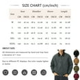 thumbnail image 3 of Men's Solid Color Outdoor Sports Casual Jacket with Pocket & Zipper, Green, Size XXL, 3 of 5