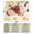 thumbnail image 3 of Genshin Impact Bed Blanket Air Conditioner Quilt Ultra Soft Flannel Blanket All Season Fuzzy Blanket Reversible Fluffy Plush Blanket 40"X30", 3 of 8