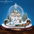 thumbnail image 5 of Globo de Nieve Aldea Thomas Kinkade de The Bradford Exchange: Luces, Música y Movimiento, 5 of 5