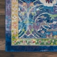 thumbnail image 4 of Nourison Global Vintage Persian Blue 8'10" x 11'10" Area Rug, (9x12), 4 of 8