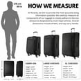thumbnail image 6 of Ricardo Beverly Hills Solvang 2.0 Softside 32" Expandable Checked Spinner Luggage, Adult, Black, 6 of 8