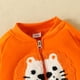 thumbnail image 4 of Gibobby Conjunto deportivo para niños Recién Nacido bebé niñas niños Animal otoño manga larga pantalones chaqueta conjunto ropa(Amarillo,0-6 Meses), 4 of 5