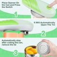 Boajf Electric Can Opener with Auto Stop Function, 420 Stainless Blade