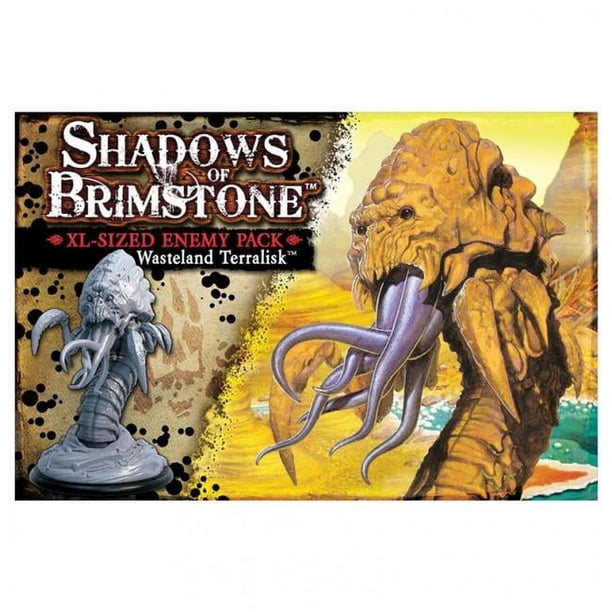 Flying Frog Productions FYF07E16 Shadows of Brimstone Wasteland Terralisk Paquete enemigo extra grande