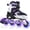 Purple, variant on Inline Skates for Girls and Boys with Full Light up Wheels, Beginner Roller Skates for Kids Youth Pink