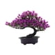 thumbnail image 5 of Árbol bonsái artificial de bienvenida, centro de mesa en maceta, artesanía decorativa Púrpura ligera, 5 of 9