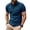 Blue&17^0126M, variant on Mens Polo Shirts Short Sleeve Collared Button Down Mens V Neck T Shirts Hiking Gym Workout Shirt with Pocket Gray L