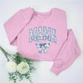 thumbnail image 1 of Frostluinai Chandails en Molleton Amusants pour Maman Femmes Manches Longues Pull Oversize Col Rond Lounge Chandails en Molleton Coupe Ample Printemps Chandails en Molleton Liquidation, 1 of 7