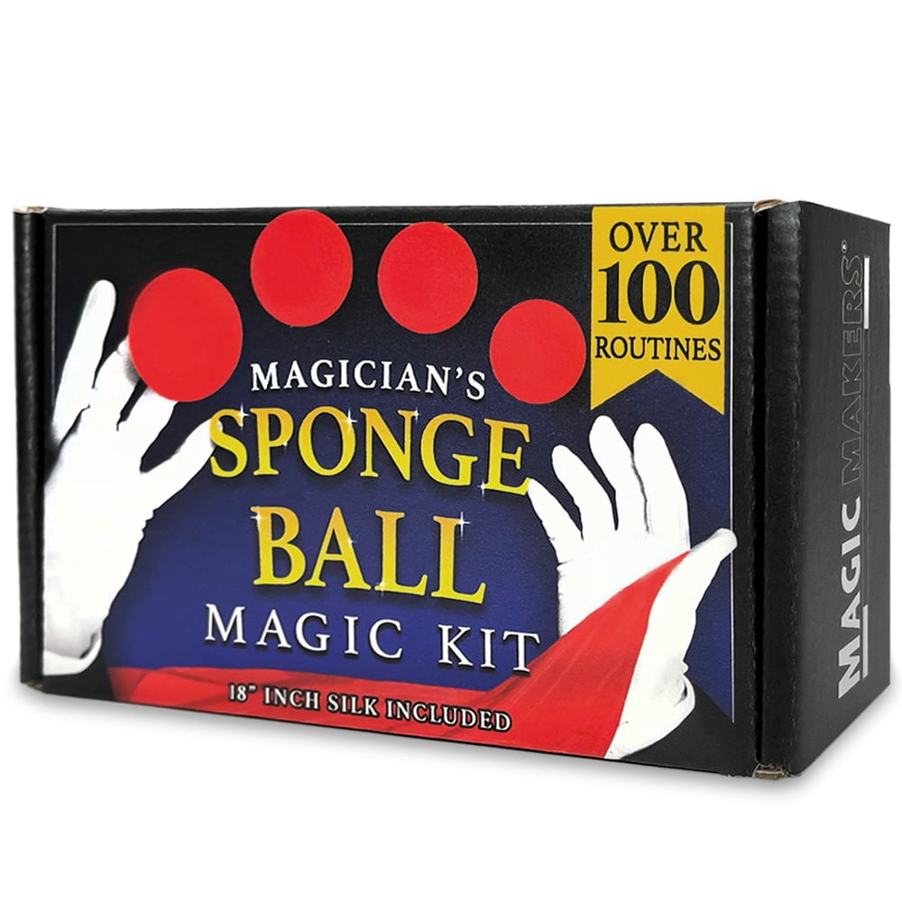 1 Block 2 Sponge Balls Props Classical Illusion Red C5G3 Toy I0U5 