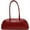 Burgundy, variant on Fashion Shoulder bag for Women Retro Top Handle Handbag PU Leather Commuting Bag Bowler Purse East West Bag