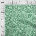 thumbnail image 2 of oneOone Polyester Spandex Sea Green Fabric Asian Floral Craft Projects Decor Fabric Printed By The Yard 56 Inch Wide, 2 of 5